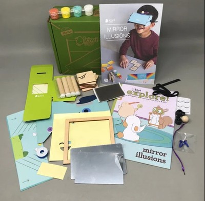 Kiwi Crate Co Kits, Homeschooling, STEM KITS- New, Unopened MIRROR ILLUSIONS