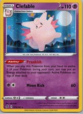 Pokemon TCG Clefable 75/192 Rebel Clash Holo NM