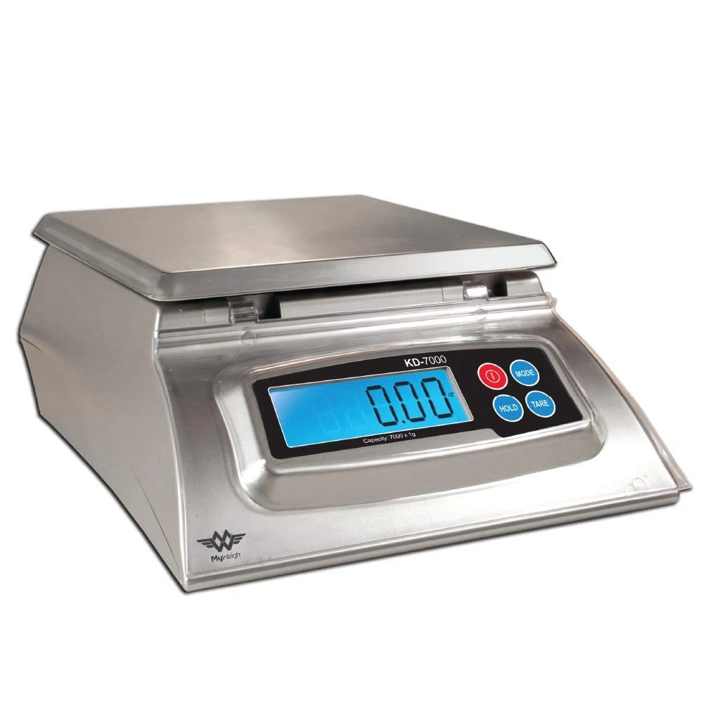 KD 7000 Digital Kitchen Scale with AC Adapter 15.4lb Capacity Easy to Clean
