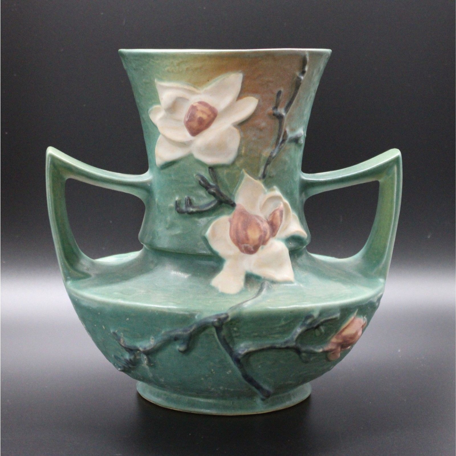 Vintage Roseville Pottery USA Magnolia Vase Excellent Condition