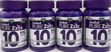4PK Vicks ZzzQuil Pure Zzzs Advanced Melatonin 10MG 42 Tablets EACH EXP 1/27
