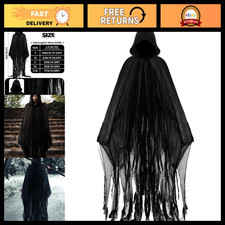 Adult Grim Reaper Costume - Spooky Halloween Cloak, Scary Outfit for Parties