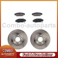 Front Disc Rotors Ceramic Brake Pads for 2000 2001 2002 2003 2004 Honda S2000