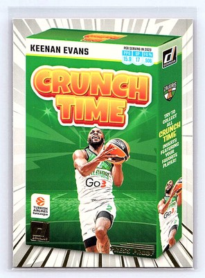 Keenan Evans 2023-24 Donruss Turkish EuroLeague #19 Crunch Time Press Proof