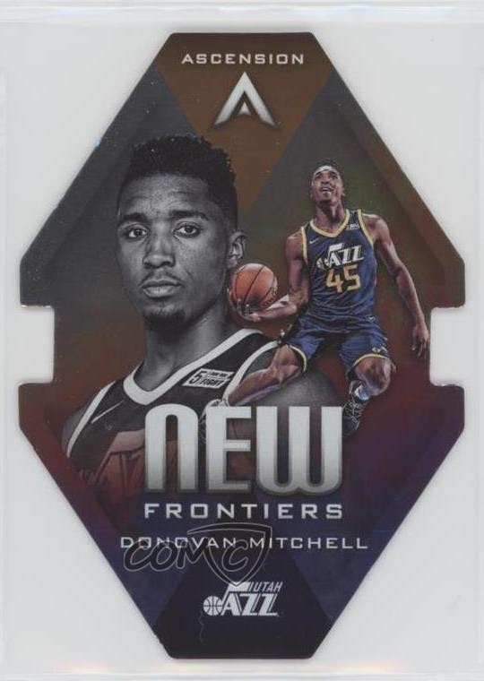 2017-18 Panini Ascension New Frontiers Die-Cut Donovan Mitchell #NF10 Rookie RC