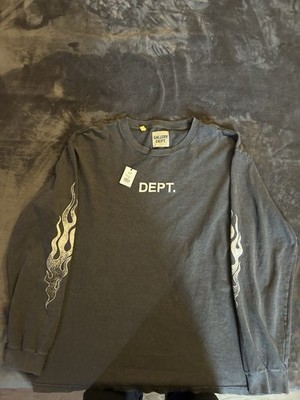 Gallery Dept. De La Galerie Men's Long Sleeve Tee Grey Size S Runs Big New