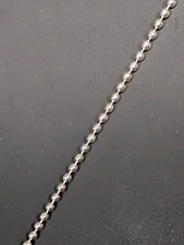 Sterling Silver Ball Chain Anklet 9" Ankle Bracelet SU 925 Italy