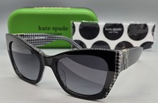 Kate Spade KS JAYDA/G/S TAY Black White Cat Eye Women's Sunglasses 53 19 140