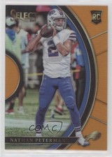 2017 Panini Select Concourse Orange Prizm 27/49 Nathan Peterman #43 nd3