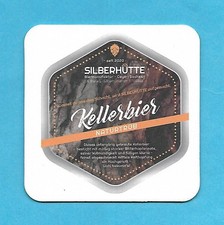 1 BIERDECKEL DER BRAUEREI SILBERHÜTTE GEYER SA DEUTSCHLAND