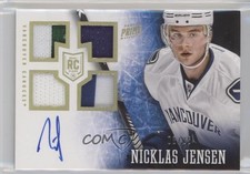 2013-14 Panini Prime Rookie Auto Holo Gold 6/25 Nicklas Jensen #122 Patch 0c3