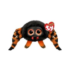 TY Puffies (Beanie Balls) Plush - CHARLOTTE the Halloween Spider (3 inch)