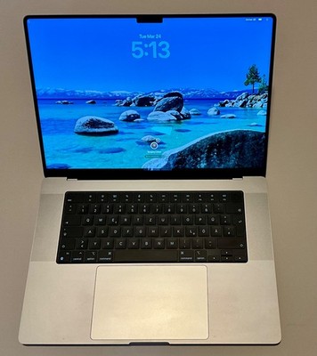 Apple MacBook Pro 16  (Late 2021)   M1 Pro   16GB / 512GB   OVP   fast neuwertig