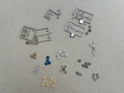 LOT VINTAGE 1/32 WHEEL INSERTS etc. AURORA, ATLAS, STROMBECKER Buy Now Free Ship