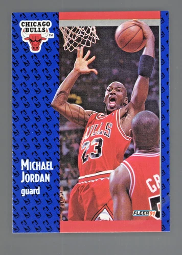 1991-92 Michael Jordan Fleer #29 Chicago Bulls World Champion All Star MVP HOF