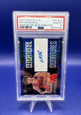 2024-25 Panini Prizm Black - Sensational Signatures Matas Buzelis, Matas Buzelis
