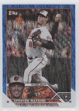 2023 Topps Series 2 Blue Foil /999 Spenser Watkins #393 0n1s