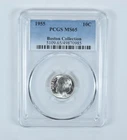 1955 Roosevelt Dime Boston Collection MS65 PCGS *0212