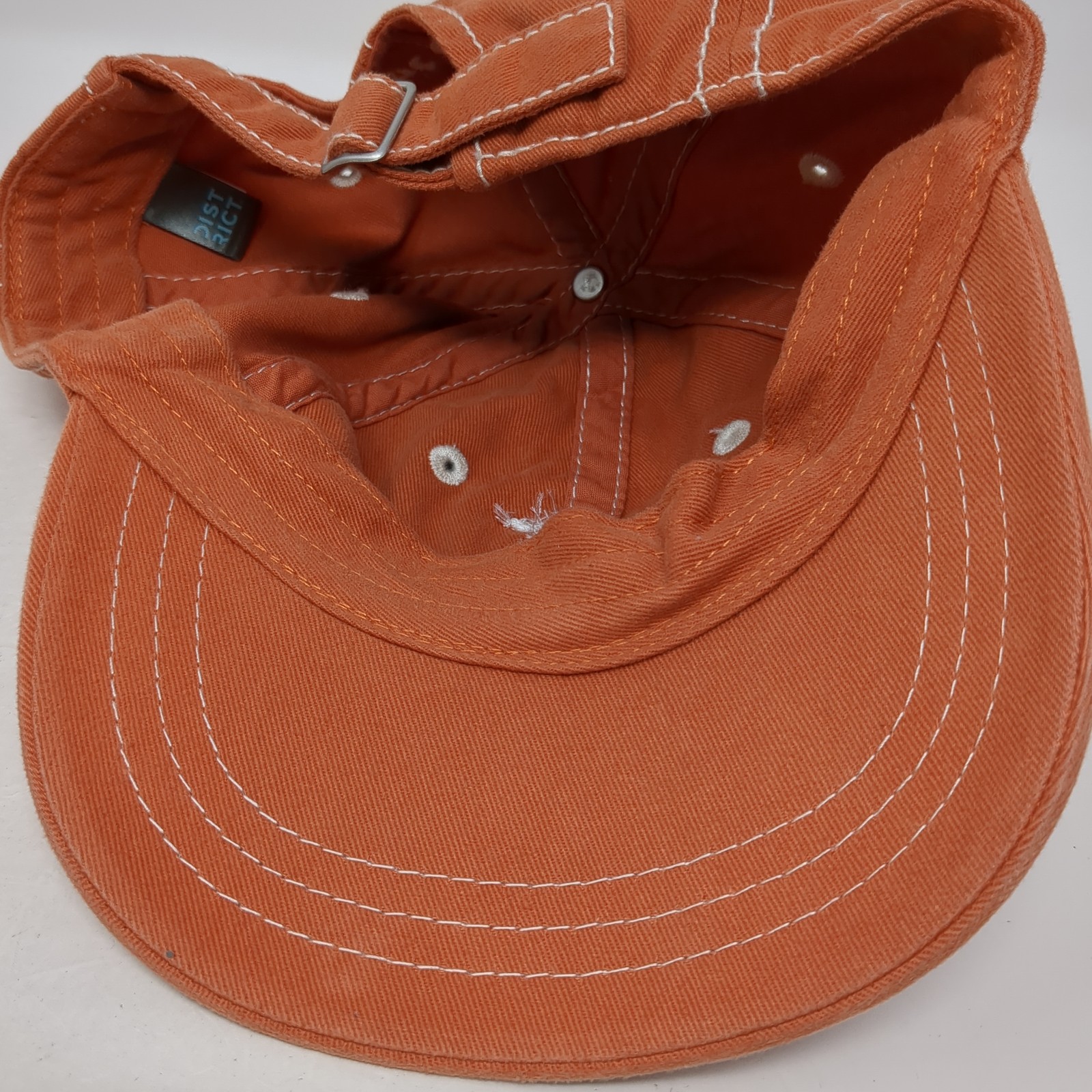 Simplot Games Baseball Cap Orange One Size Adjust… - image 7