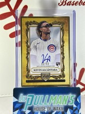 2025 Topps Chrome Gilded Collection Kevin Alcantara Gold  AUTO /50  Gold Border 