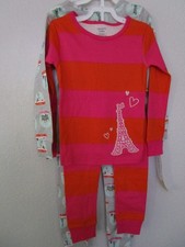 NEW Carter s girls 4 pcs. Pajama set, size 5t