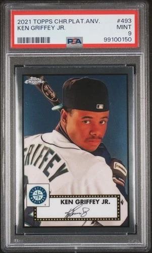 2021 Topps Chrome Platinum Anniversary #493 Ken Griffey Jr PSA 9