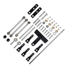 Dual Side Mount Carburetor Linkage Set Fit Blower Tunnel Ram Applications