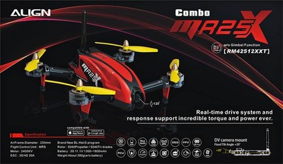 Align MR25X Racing Quad Combo (feste Kamera) RM42512XXT