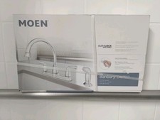 Moen CA87553 Chrome Banbury Two-Handle High Arc Kitchen Faucet