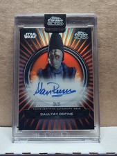 2024 Topps Chrome Black Star Wars  Duality Auto Daultay Dofine /25