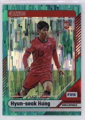 2024-25 Panini Donruss FIFA Teal 111/199 Hyun-seok Hong #52 18en