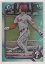 2022 Bowman Chrome Prospects Aqua Refractor 40/125 Logan Cerny #BCP-120 0l0m