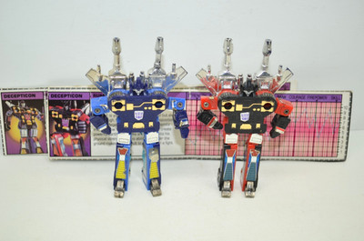 TRANSFORMERS Vintage G1 Decepticon Cassettes FRENZY & RUMBLE 100% Complete 