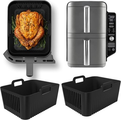 Premium Silikon Einlagen für Ninja Double Stack XL 9,5L SL400UK | 2,5mm Einlage Thi