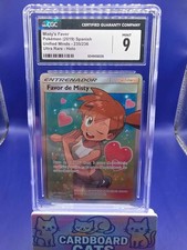 Misty's Favor CGC 9 2019 Pokemon Spanish Unified Minds Ultra Rare 235/236 on eBay