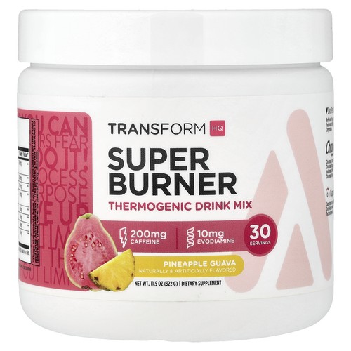 Super Burner, Thermogenic Drink Mix, Pineapple Guava, 11.5 oz (322 g)
