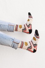 Abstract Art Socks | Polka Dot Design Sock | Soft Cotton Socks