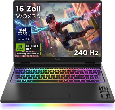 HP OMEN MAX 16-ah0276ng 16Zoll Gaming-Notebook 1TB SSD RTX5070 Ti B-WARE