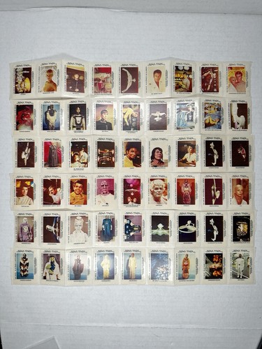 1979 Star Trek Swizzels Refreshers COMPLETE 54 Card Set UK Insert Lot Greg Jein