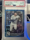 2025 Bowman Chrome Aaron Judge Blue Geometric /150 #99 PSA 10 POP 3