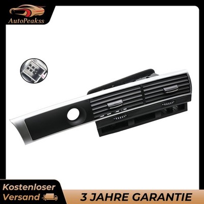 FÜR Audi A6 S6 4F 4F1820951D schwarz Blende Lüftungsdüse mitte mittig BELEUCHTET