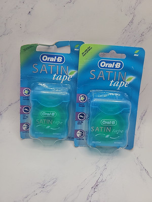 Oral B Complete Satin Floss Plaque & Particle Remover Mint Fresh Pack Of 2