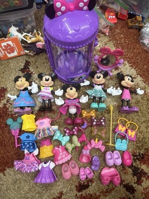 Disney Minnie Mouse Bow-tique Snap N Style Lot of 40 + Accessories & Extras