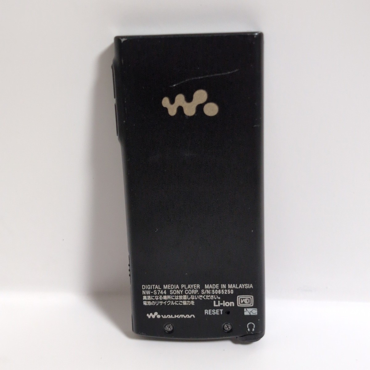 Sony Walkman NW-S744 Digital Media Player works fine Black tested