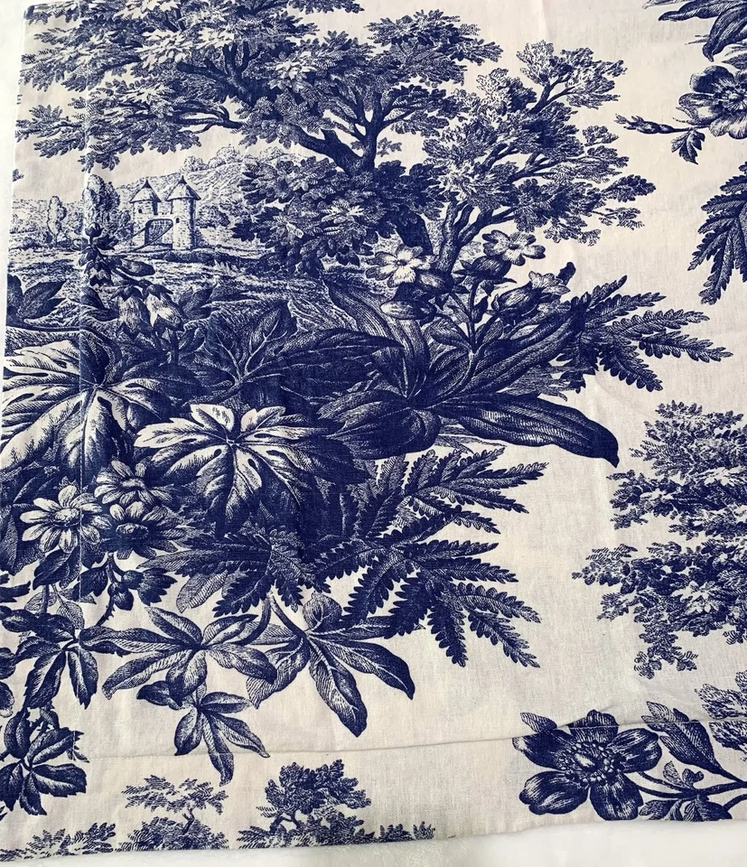 Almohada Pottery Barn 1 azul naturaleza farsa estándar usada Foto 4 de 4