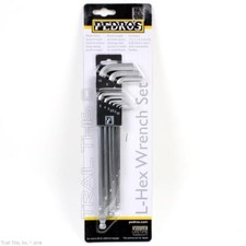 Pedros 9-Piece Bicycle L-Hex Wrench Set Metri...