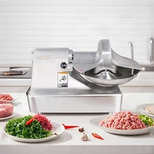 Hakka Commercial Buffalo Chopper Mixer 5.5L 10L Bowl Cutter Mixer Food Processor