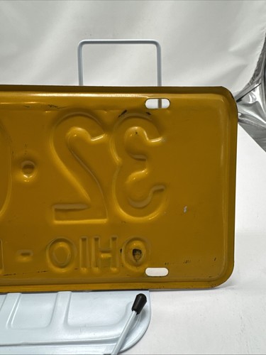Ohio 1960 License Plate Original Vintage 32 GP RARE 4 DIGIT NICE - Picture 10 of 24