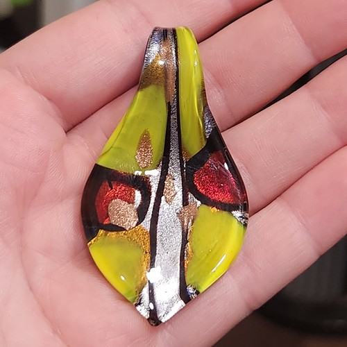 Lampwork Glas Freeform Anhänger für Halskette - Bild 1 von 15