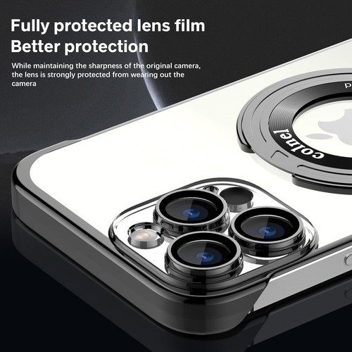 For iPhone 15 14 13 Pro Max Clear Mag Safe Case with Camera Lens Protector Cover - Picture 9 of 21